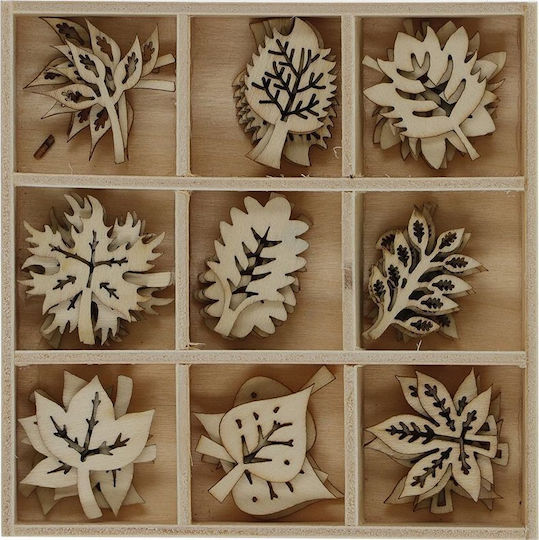Titanum Holzhandwerksdekoration Set 45 Stück Box