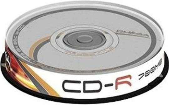 Omega Записваеми CD-R 52x Кутия за торта 10 бр