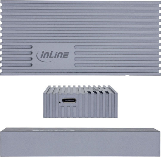 Aptel Hard Drive Case for M.2 SATA III NVME with Thunderbolt SATA USB 3.2 Type-C Connection