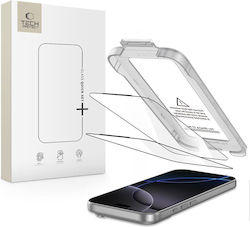 Tech-Protect Quick Set+ Стъклен протектор Full Face Iphone 16 Pro Max 17 Pro Max 18 Pro Max Черен 2 Бройки Tech-Protect Quick Set+ Стъклен протектор Full Face Iphone 16 Pro Max 17 Pro Max 18 Pro Max Черен 2 Бройки