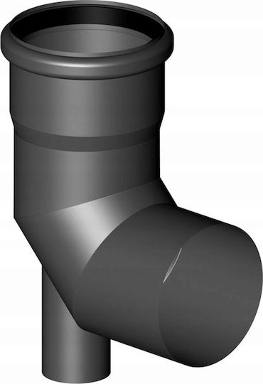 Almeva Starr Ecke Basis 87° Befestigung Dn80 Stabilisiert In UV Schwarze
