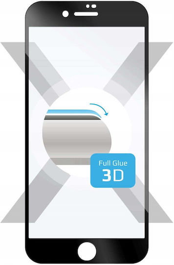 Fixed 3D Full-Cover Tempered Glass Screen Protector Apple iPhone 6 6s 7 8 SE 2020/2022 Black