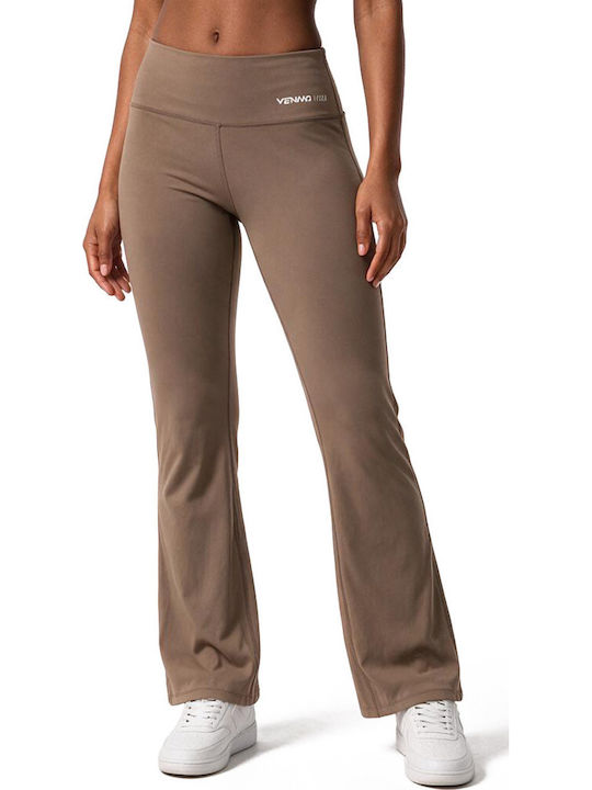 Yoga Women's High Waist Beige Leggings