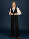 Damen Jumpsuit Schwarz 132-21559-Schwarz (899)