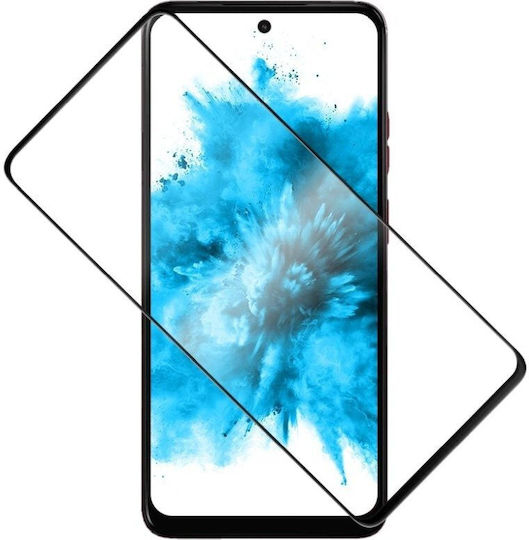 Fixed Протектор Закалено Стъкло Full-Cover Motorola Moto G05/e15 Черен