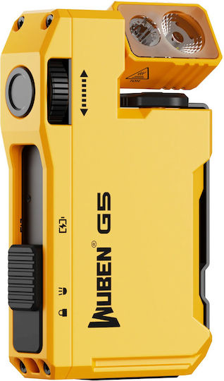 Wuben Rechargeable LED Flashlight IP68 with Maximum Brightness 400lm