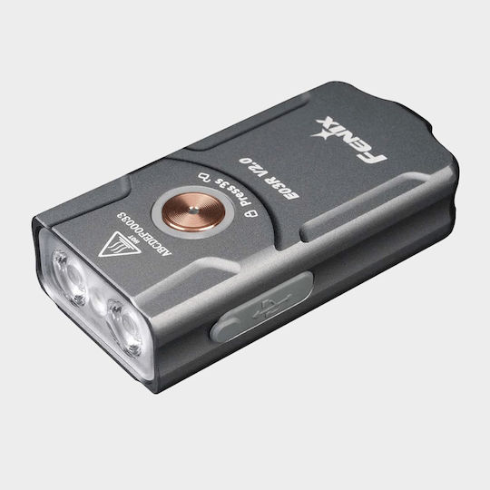 Fenix Rechargeable LED Keychain Flashlight IP66 with Maximum Brightness 500lm E03r