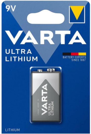 Varta Lithium-Batterie 9V Für Rauchmelder & Sicherheitssysteme 1 Stück