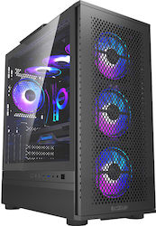 PCCOOLER ME200 Mesh Gaming Midi Tower με Πλαϊνό Παράθυρο