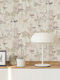 Tapete Wand Vinyl Rosa 1000x52cm Waschbar