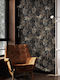 Tapeten Wand Vinyl Schwarz 1000x52cm Waschbar