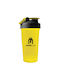 Hiro.Lab Proteinshaker 500ml Gelbe/Schwarze mit Metallischer Mischkugel BPA Frei