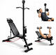 Ehome Multifunctional Workout Bench Pull-Up Bar & Pulley 12 1 Adjustable Workout Bench for Abdominal / Biceps
