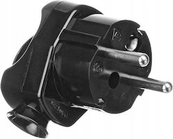 Duwi Schuko Stecker Ecke Schwarz Duwi Schuko Stecker Ecke Schwarz