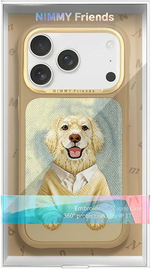 Nimmy Case Gentle Pets Series Dog Compatible Magsafe Iphone 18 Pro Max/17 Pro Max Brown