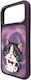 Nimmy Case Big Eyed Cream Cat Iphone 18 Pro/17 Pro Purple
