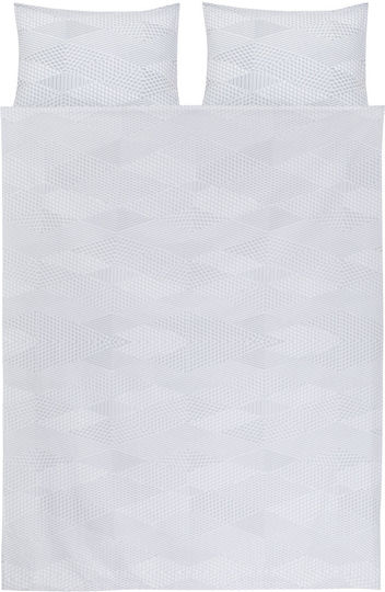 Domoletti Set Bettbezug Baumwolle 200x220cm Doppel mit 2 Kissenbezügen Cotton