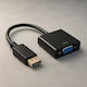 Deltaco Конвертор DisplayPort мъжки към VGA женски