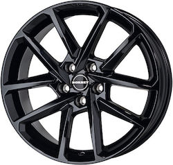 Borbet N 7.5x18 5x114.3 Et45 Negru