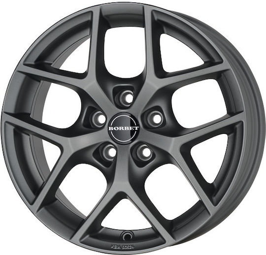 Borbet Y 7,5x17 5x108 Einpresstiefe 45 Grau Anthrazit