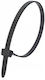 Qoltec Plastic Cable Ties 150mmx4.8mm in Black Colour (50pcs)