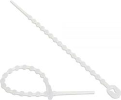 InLine Plastic Cable Ties In White Colour 100 Pieces 59977A