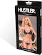 Metallic Bikini Set Schwarz Hh97