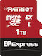 Patriot microSDXC 1TB U3 V30 UHS-I 800MB/s PEF1TEPEXMCX