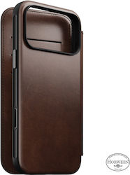 Nomad Modern Leather Folio Rustic Brown Horween...