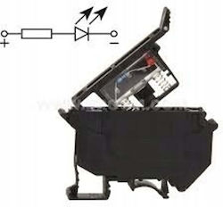 Ergom Klemmleiste Sicherheit Zjub-2 5/led24 R34rr-07030010505