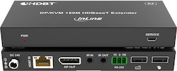 InLine KVM & Data Switch with HDBaseT / DisplayPort / RS-232 / Audio / USB-B / USB