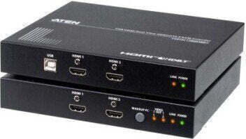Aten Dual KVM & Data Switch with USB / HDMI / HDBaseT