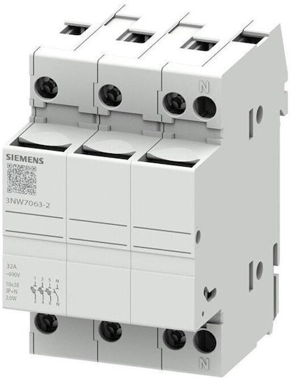 Siemens Βάση Ασφάλειας Ηλεκτρολογικού Πίνακα 3NW7063-2
