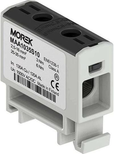 Morek Κλέμα Ράγας Ηλεκτρολογικού Πίνακα MAA1035S10