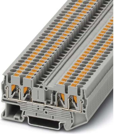Phoenix Contact Klemmleiste Durchgang 4 Leiter 0 14-4mm2 Grau Pt 2 5-quattro 3209578