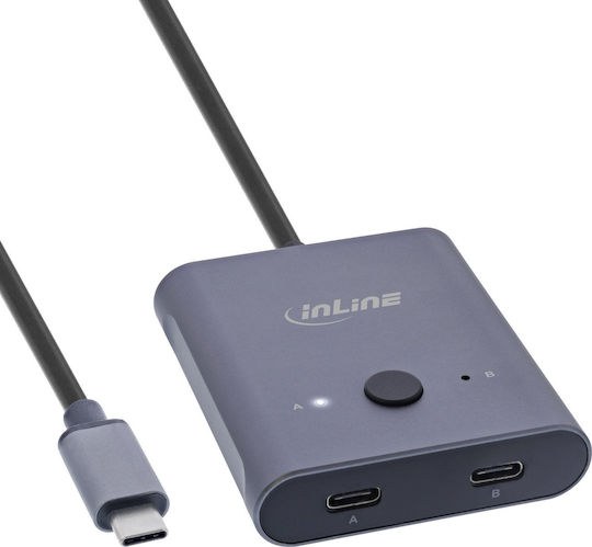 InLine KVM & Data Switch with USB-C