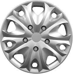 Auto Radkappen 15 Zoll Silber 4 Stück Auto Radkappen 15 Zoll Silber 4 Stück