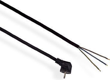 Elgotech Power Cord Type H05RR-F With Cable Properties 3x1.5mm² In Black Colour 3m