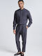 Men's Trousers Set Slim Fit Grey