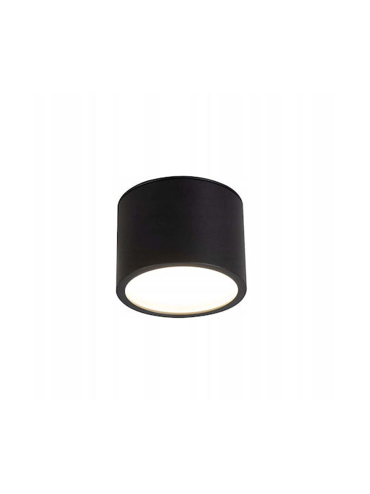 Light Prestige Таванна плафониера 8.2 см Черна с цокъл GX53 Light Prestige Таванна плафониера 8.2 см Черна с цокъл GX53