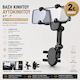 Car Mobile Mount with Adjustable Hooks Black