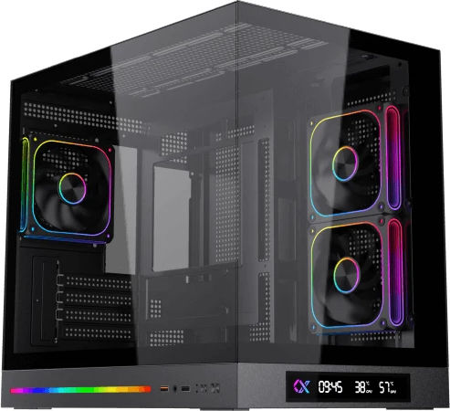 Xigmatek Cloud DGT 3AF Компютърна кутия Черна