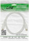 InLine Кабел DisplayPort мъжки - DisplayPort мъжки 0.5m Бял