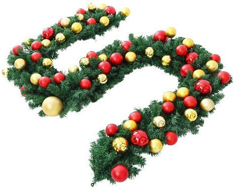 Weihnachtsgirlande Beleuchtete Kunststoffgrüne