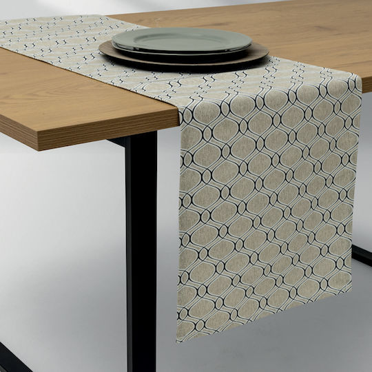 Lino Home Рънър Ambient Екрю-черен 40x160 см