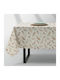 Lino Home Checkered Tablecloth Ecru-Beige 80x80cm