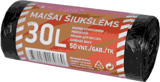 Staples Trash Bags Capacity 30lt 50pcs