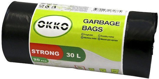 Okko Müllsäcke Kapazität 30lt Verstärkt 20 Stück