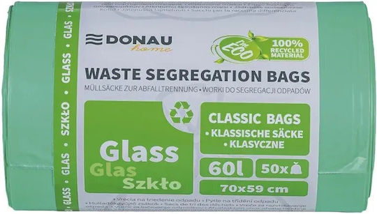 Donau Trash Bags Capacity 60lt 70x59cm 50pcs Green
