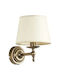 Alfa Wandleuchte mit E14 Lampensockel Gold 24x24cm